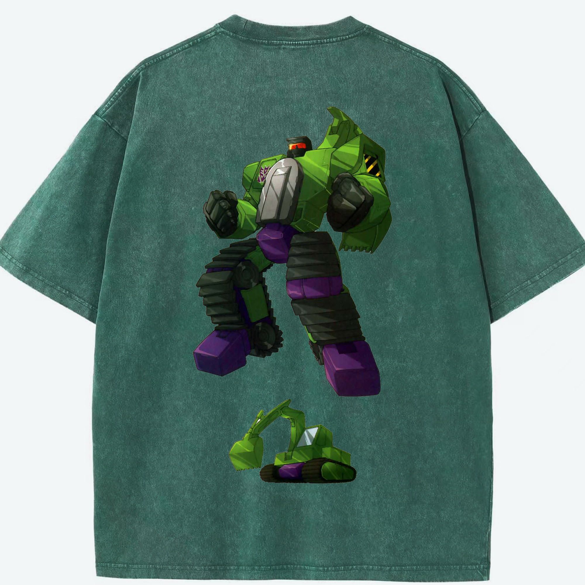 （画像用）  綿100% ヴィンテージ風 半袖Tシャツ（背面プリント）